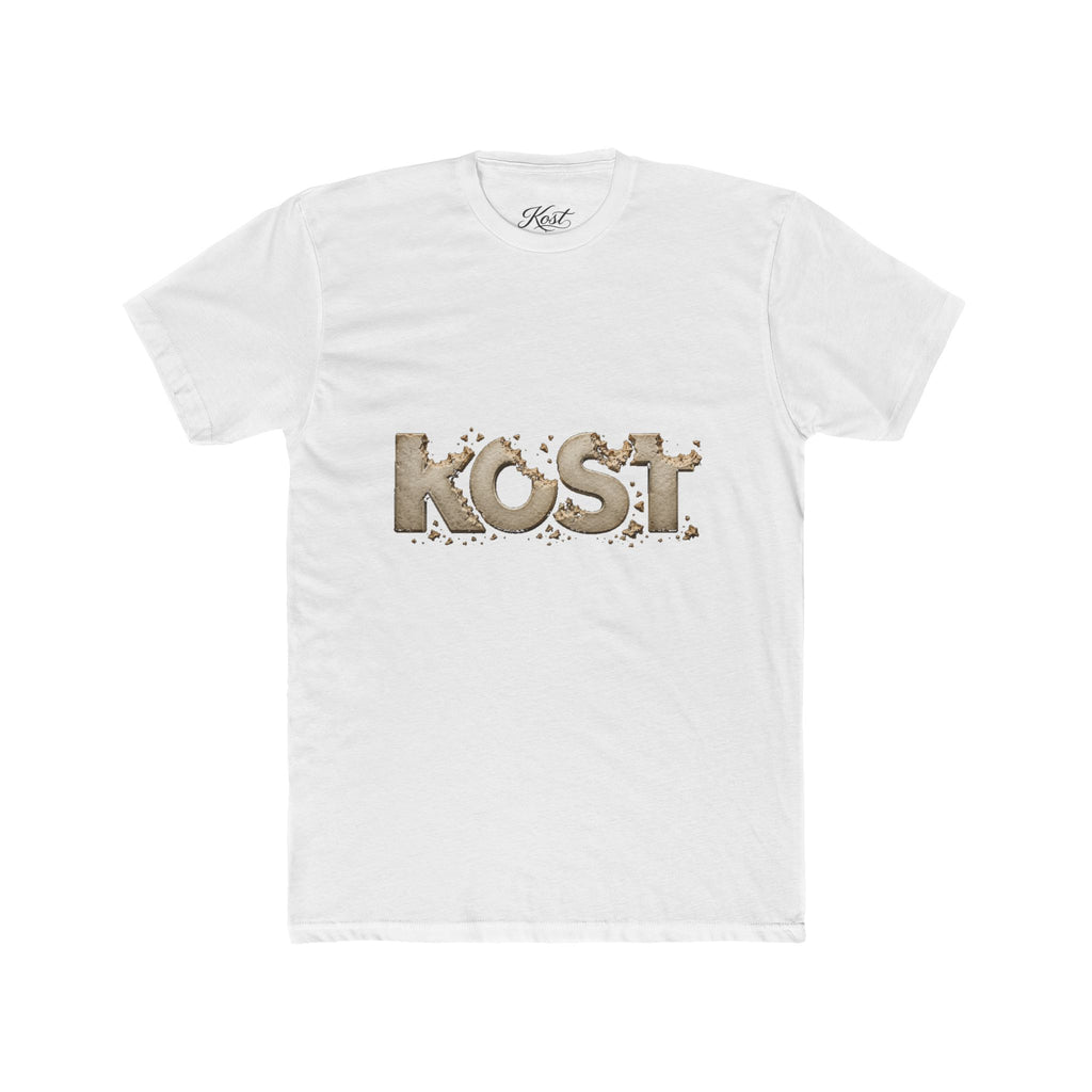 KOST Logo Tee — Distressed Vintage Lettering Cotton T-Shirt