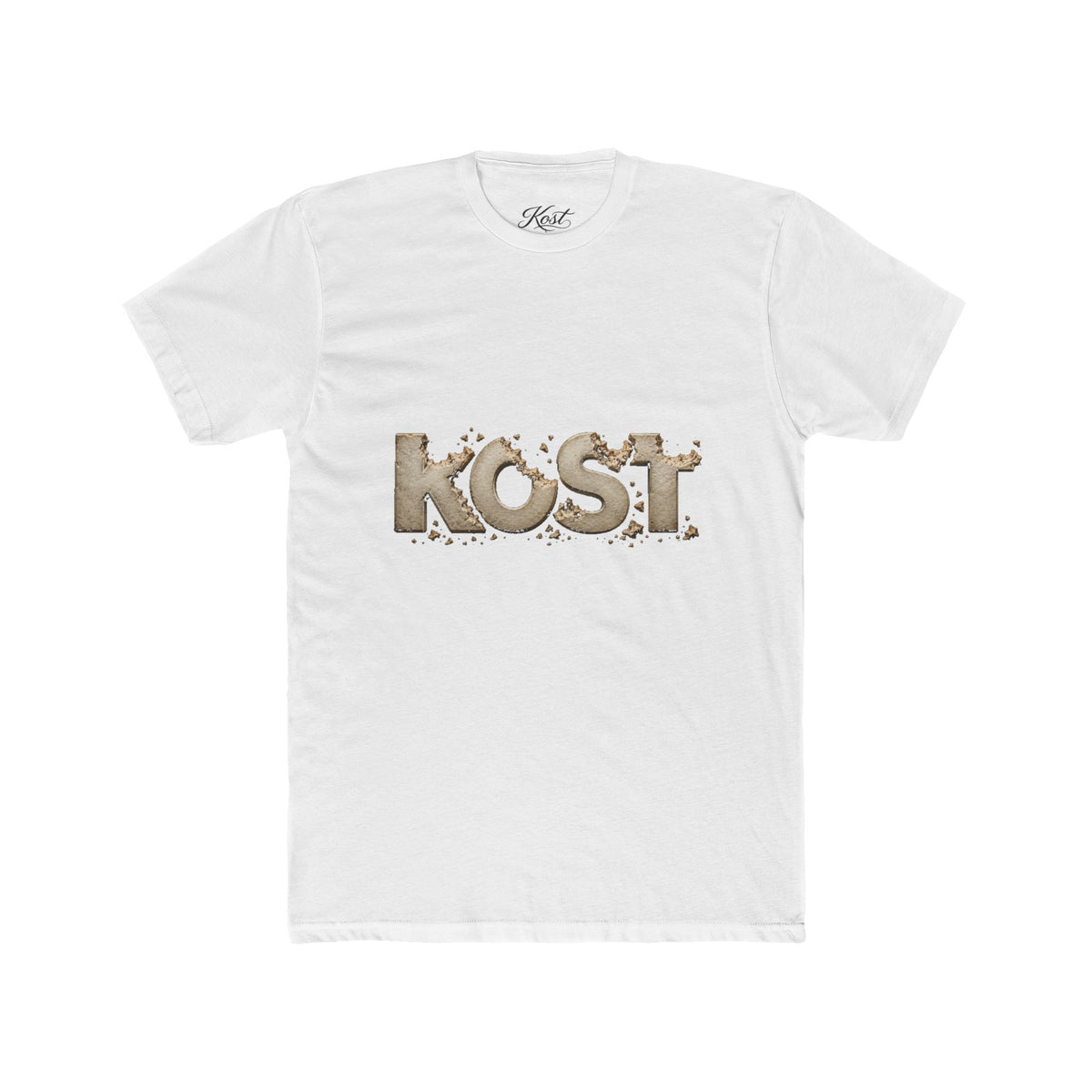 KOST Logo Tee — Distressed Vintage Lettering Cotton T-Shirt