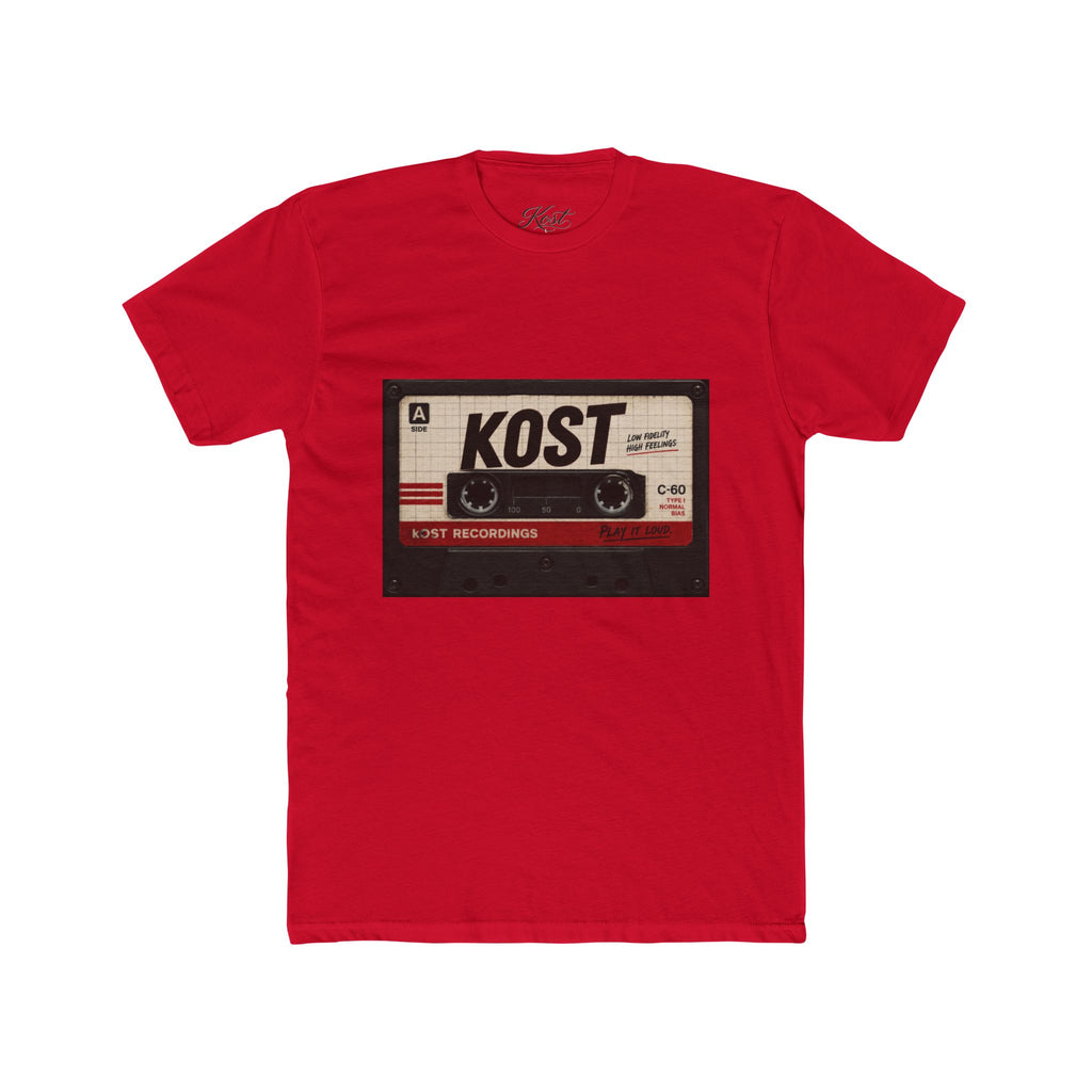 Retro Cassette Tape Tee — "KOST" Vintage Music T-Shirt