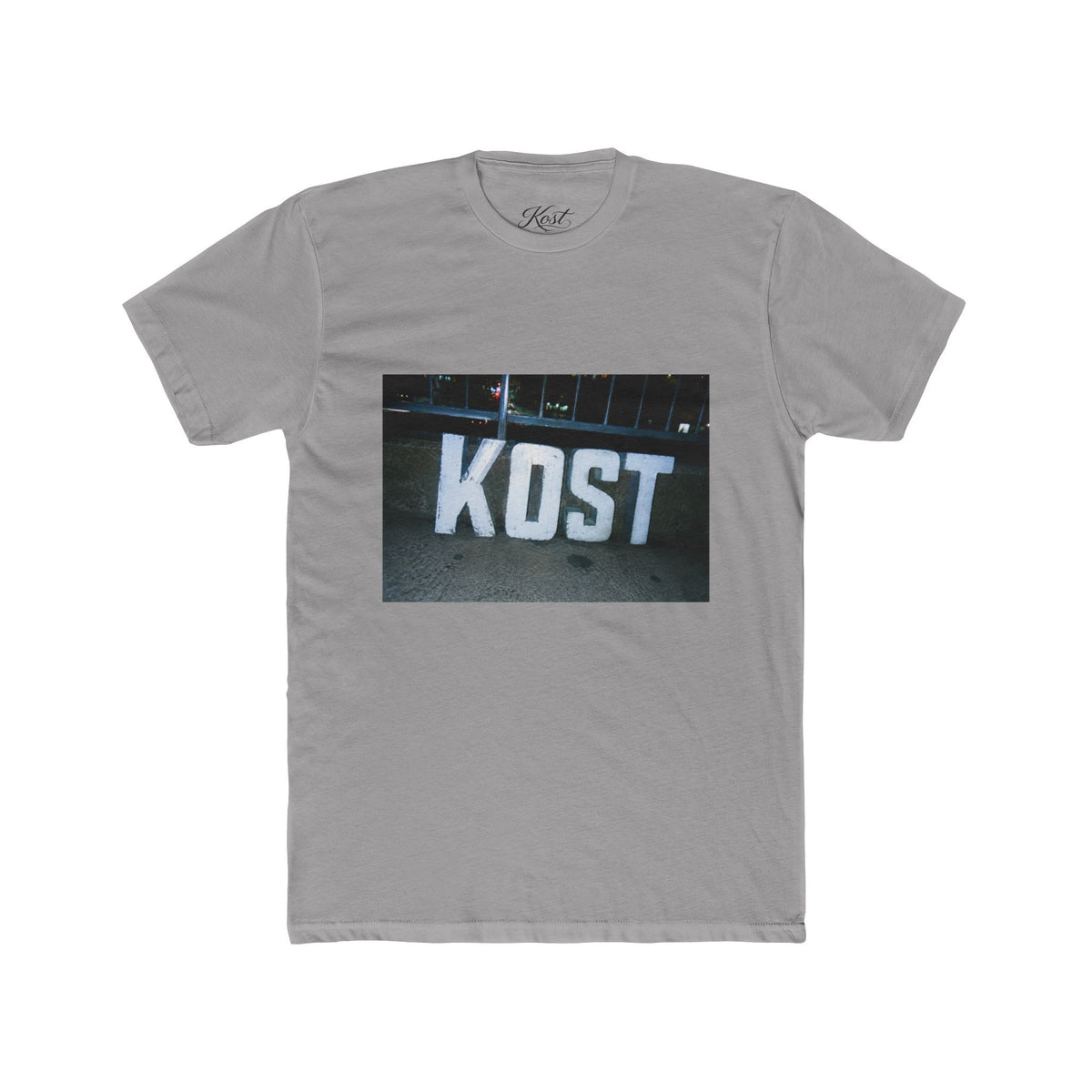 KOST Logo Graphic Tee — Vintage Street Sign Photo T-Shirt