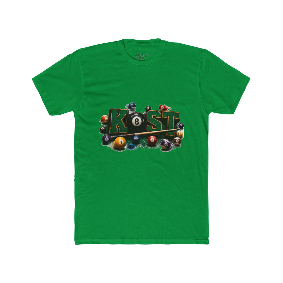 Pool Balls KOST Crew Tee — Billiards Graphic T-Shirt