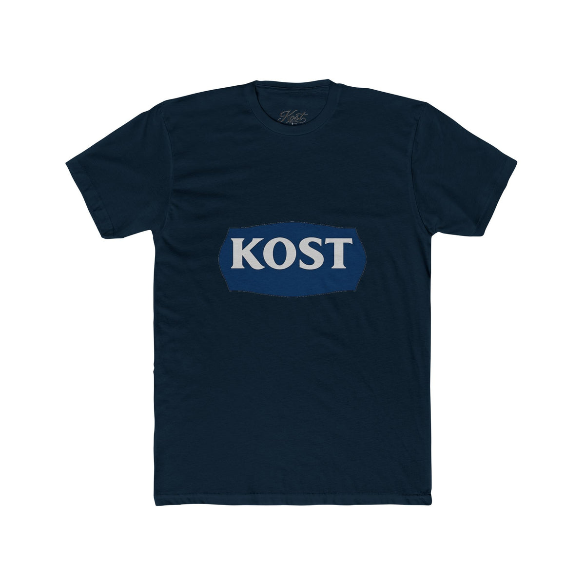 KOST Logo Tee — Vintage Navy Badge Graphic T-Shirt