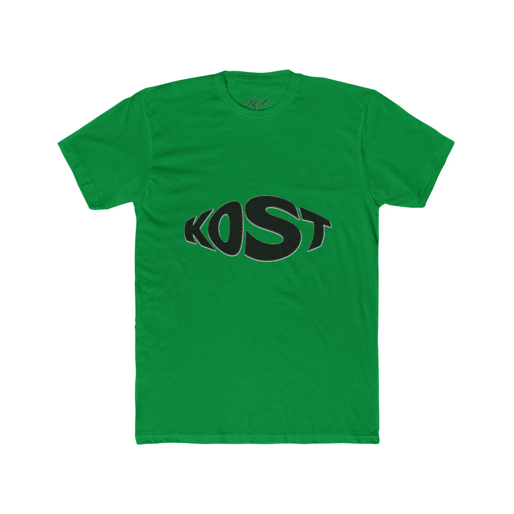 Kost Logo Tee — Minimal Black Graphic Cotton T-Shirt