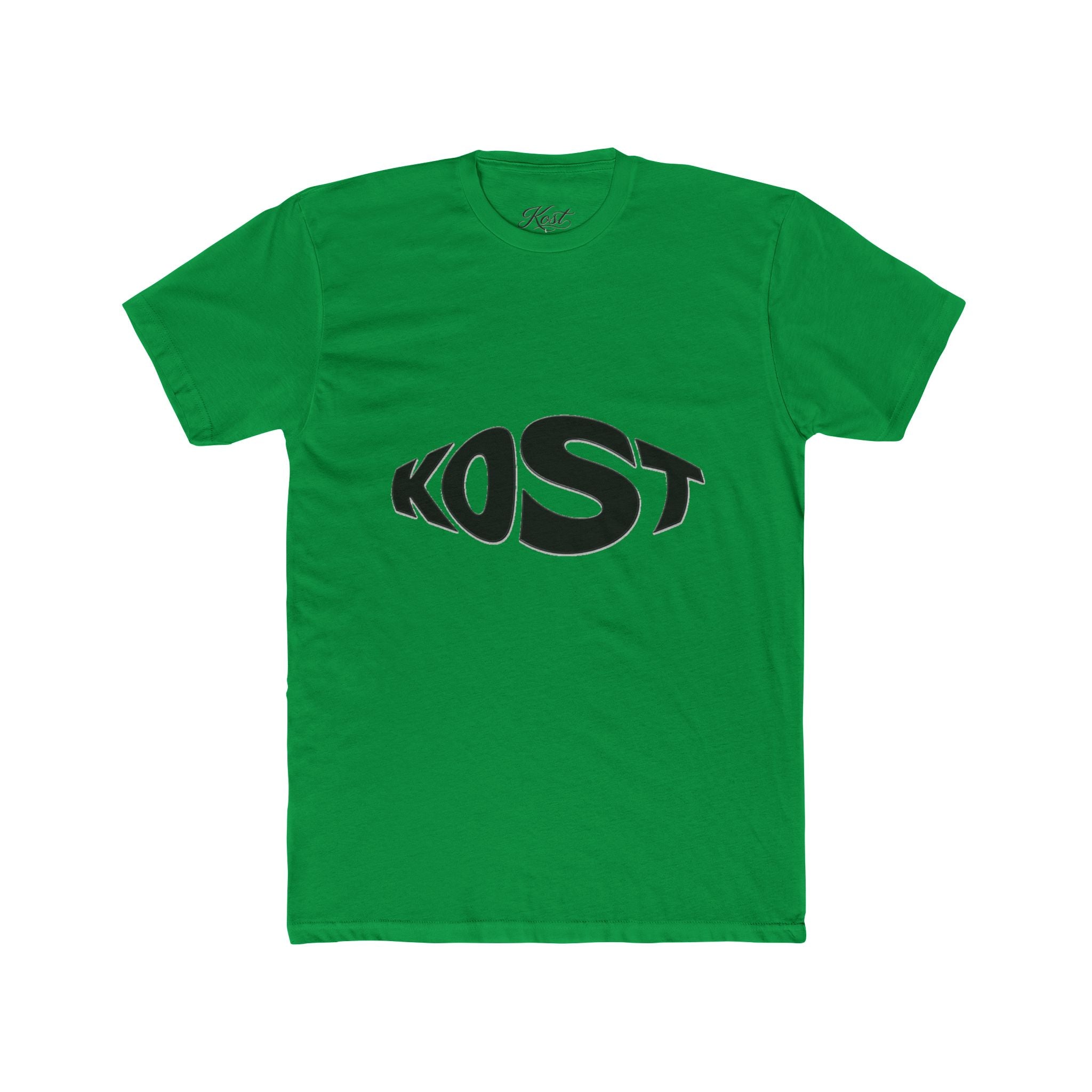 Kost Logo Tee — Minimal Black Graphic Cotton T-Shirt