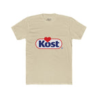 Kost Logo Heart Graphic Tee — Retro Brand-Inspired Cotton T-Shirt