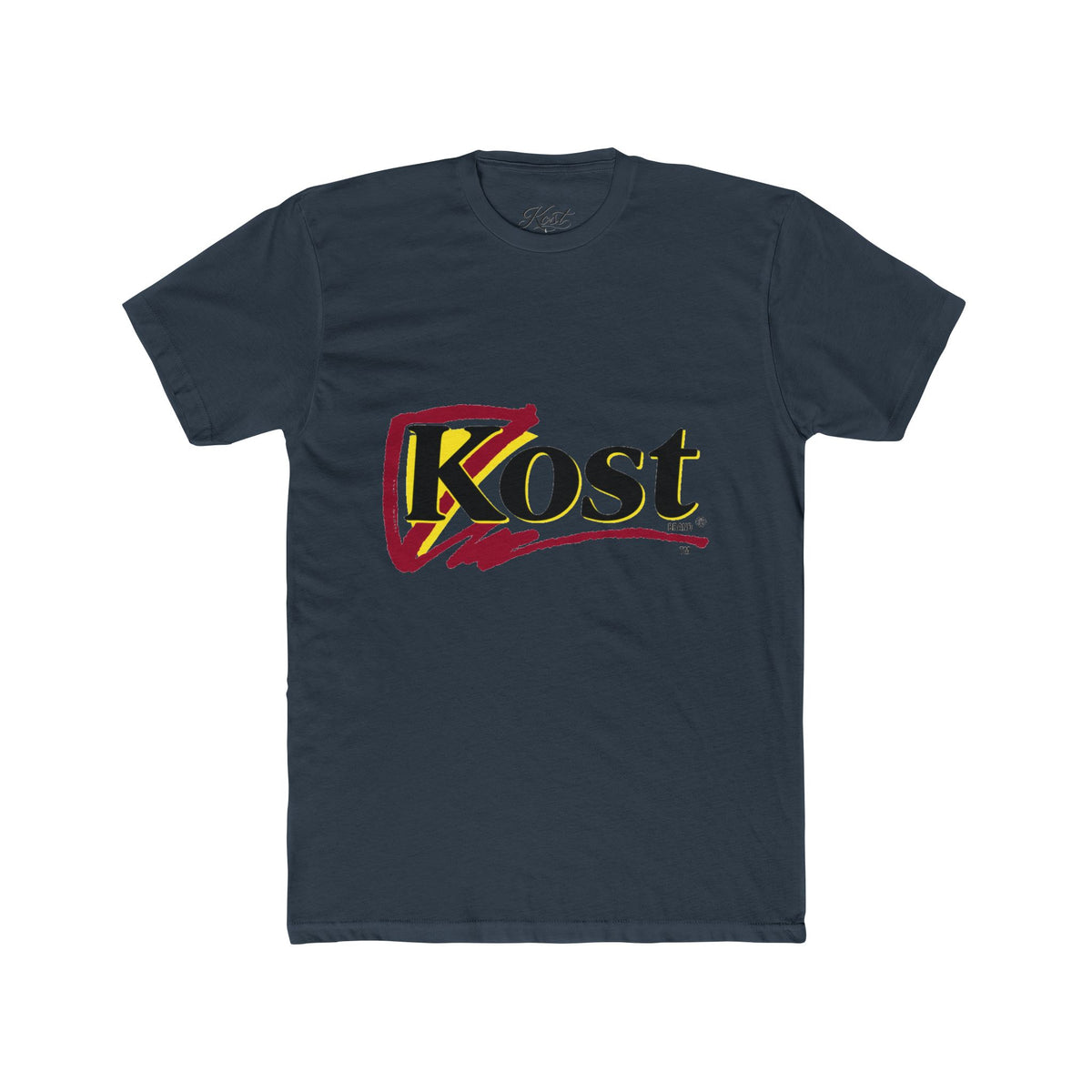 Kost Logo Graphic Tee - Vintage Script Logo T-Shirt