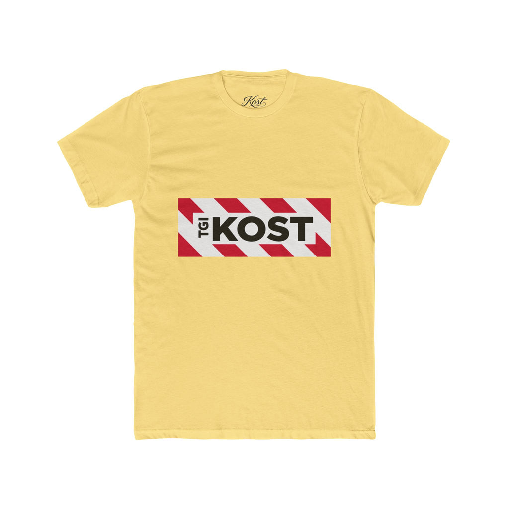 Crew Tee — Bold "The KOST" Stripe Logo Shirt