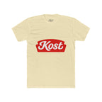 Kost Logo Tee — Retro Red Script Graphic T-Shirt
