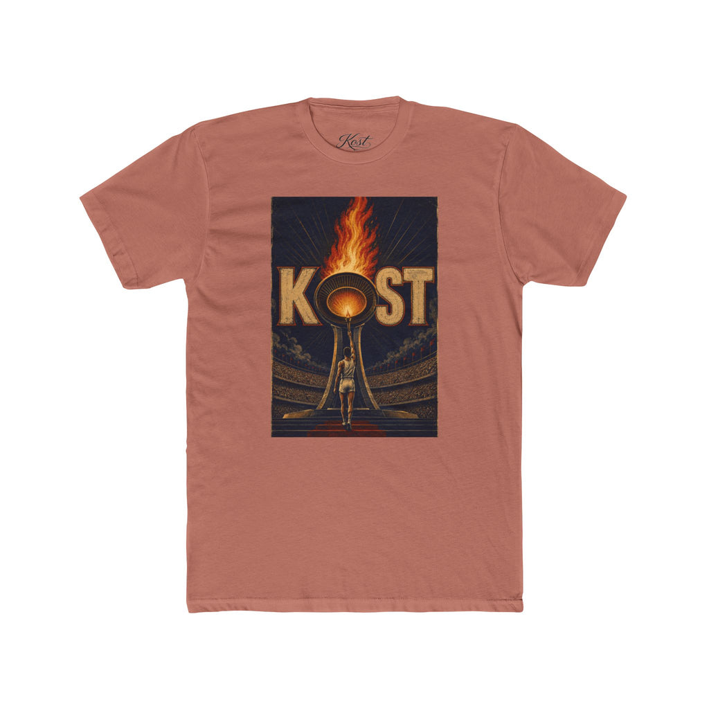 KOST Vintage Torch Tee — Retro Flame Graphic T-Shirt