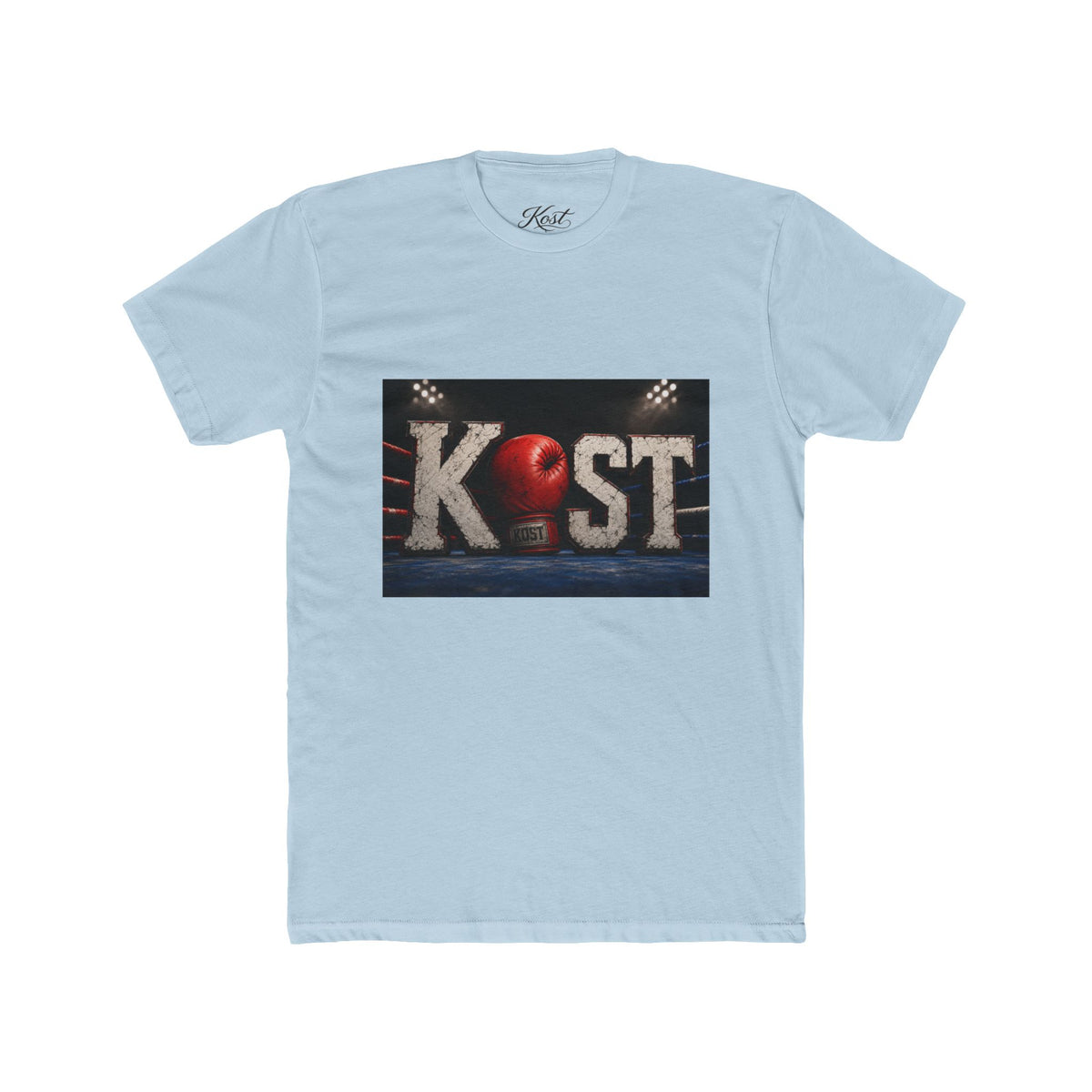 Boxing Ring 'KOST' Graphic Tee — Vintage Fight Night T-Shirt
