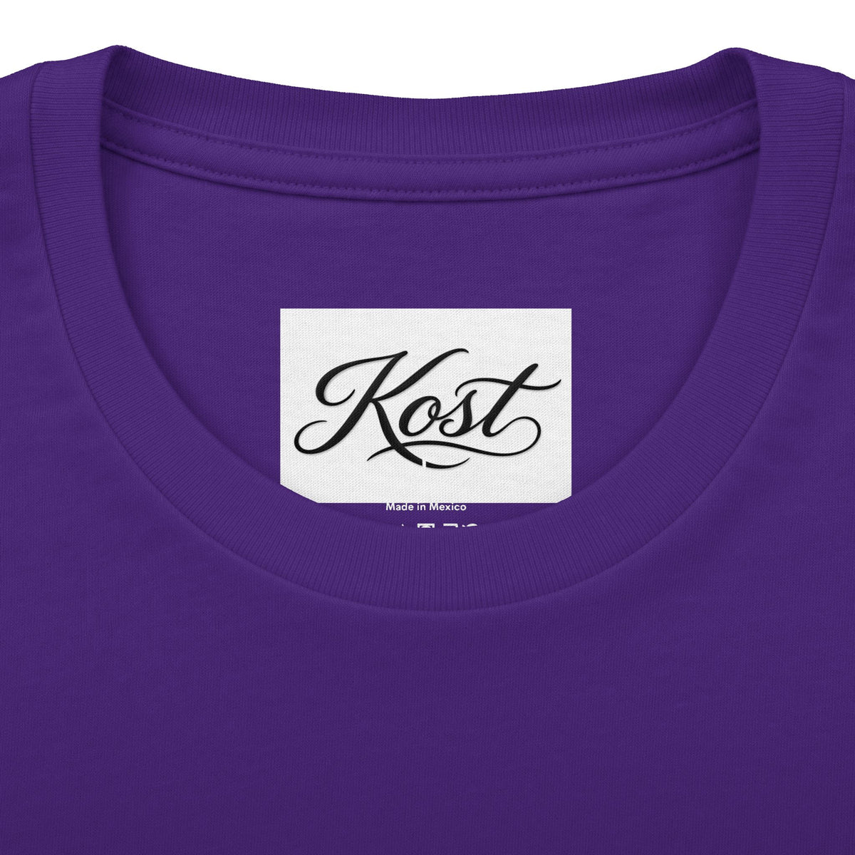 Vintage Radio Collage Tee — "KOST" Retro Music Graphic Shirt