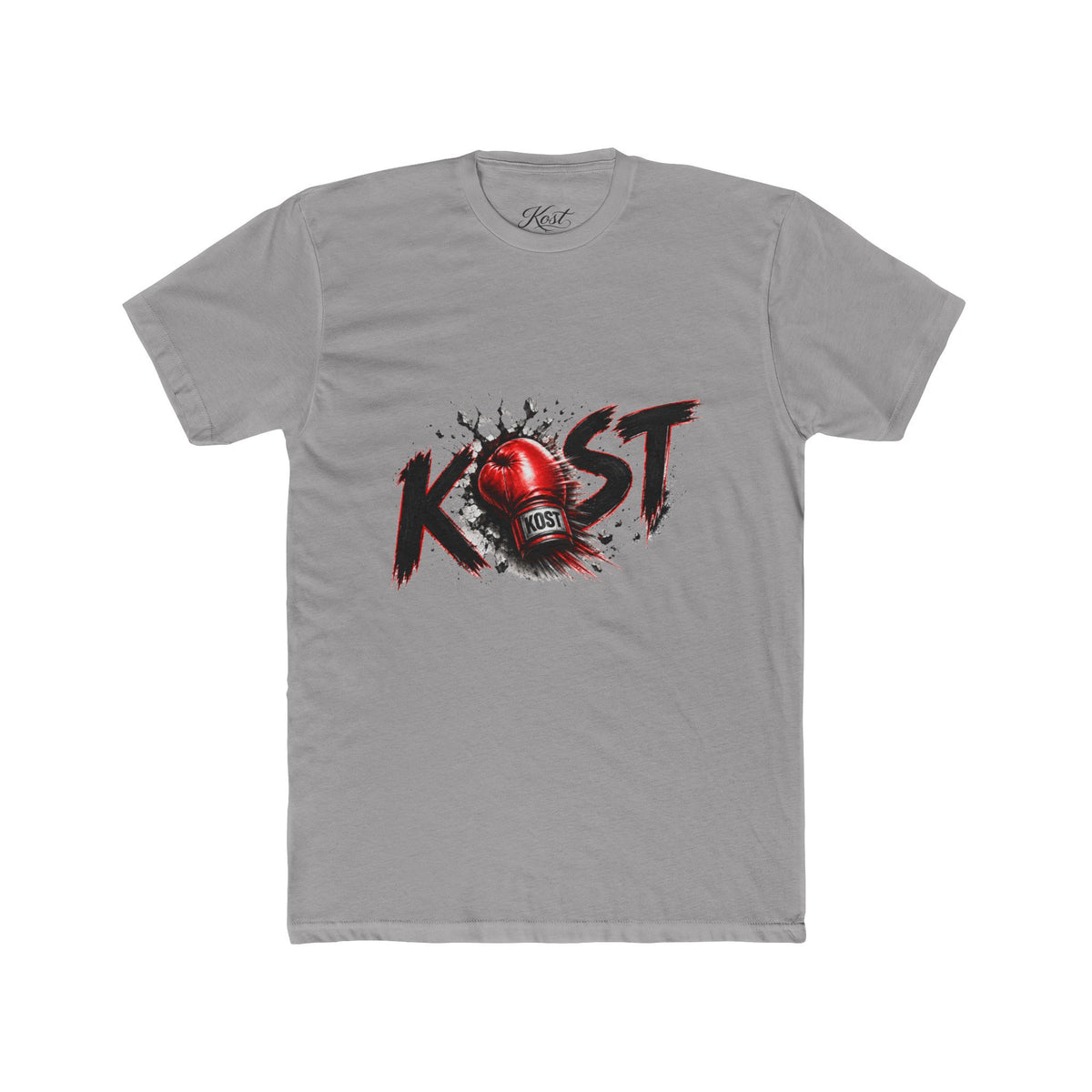 Boxing K.O. Tee — 'K.O.' Red Boxing Glove Graphic Shirt