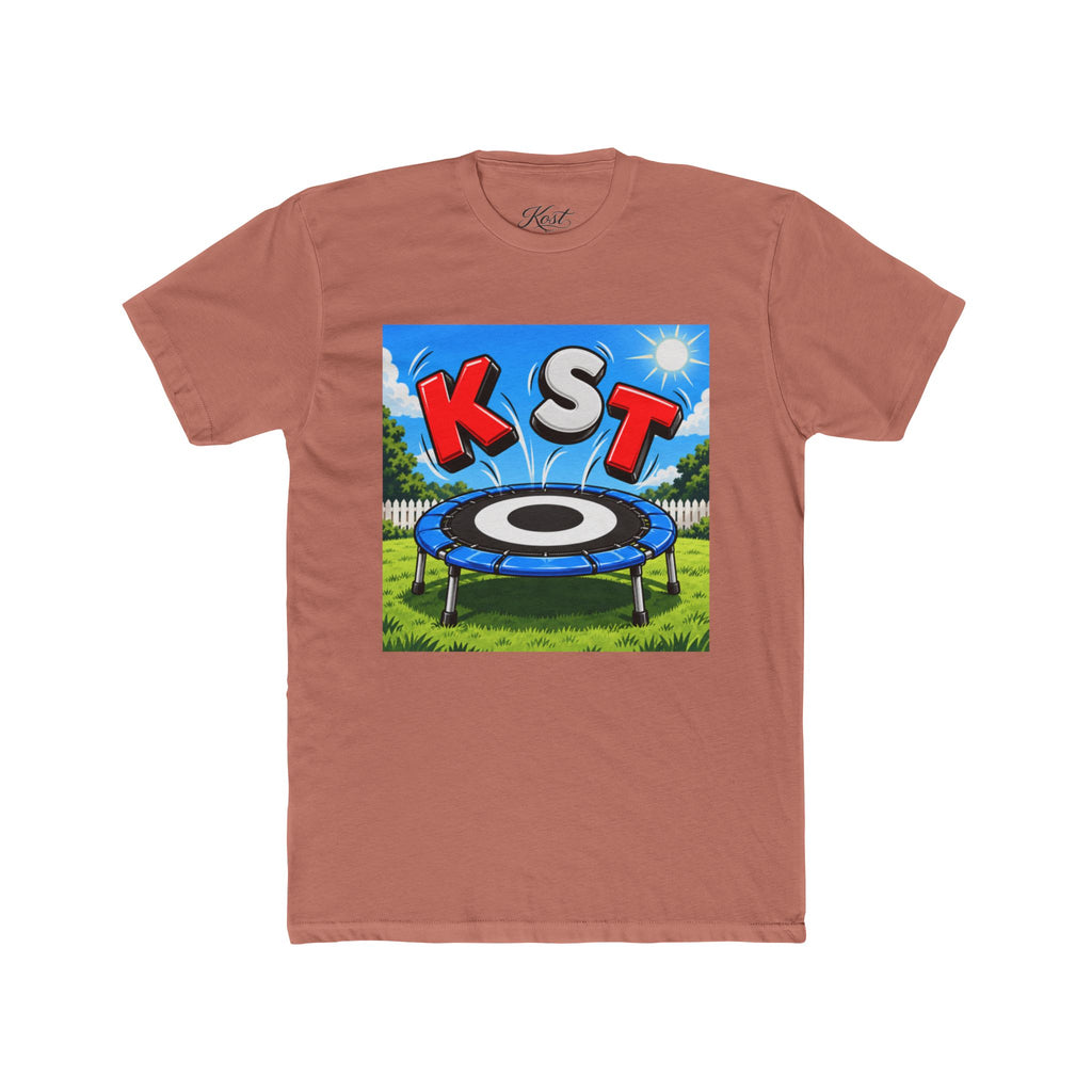 KST Trampoline Graphic Tee — Fun Backyard Jump Shirt