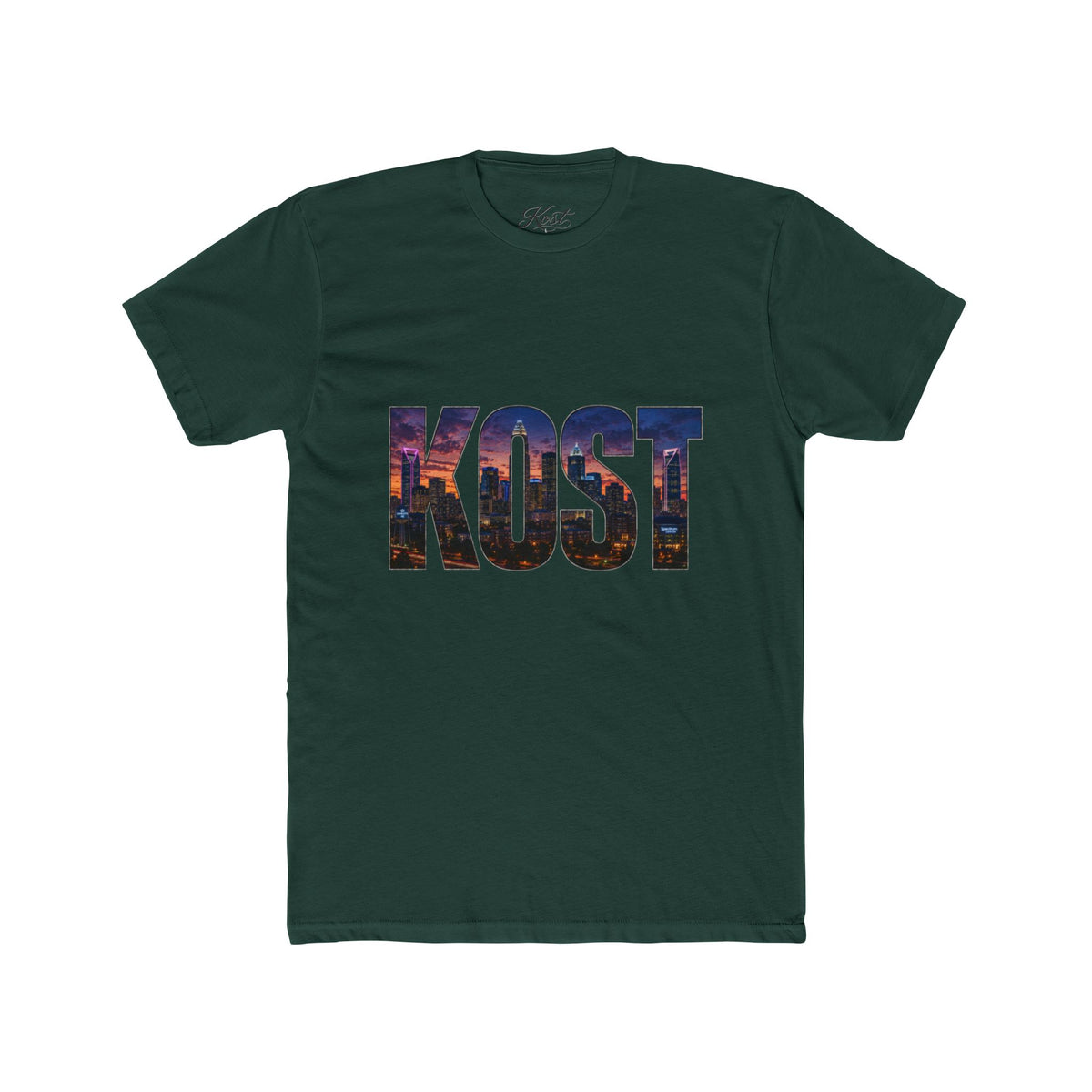 KOST Skyline T-Shirt — Cityscape Lettering Crew Tee