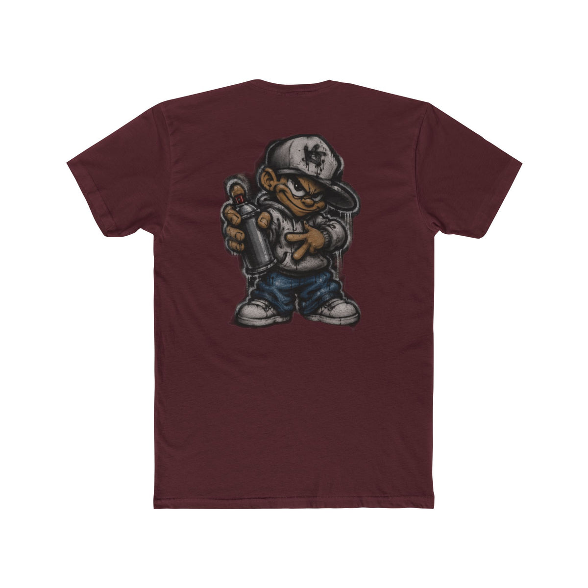 Crew Tee — KOST Graffiti Logo & Urban Character Streetwear