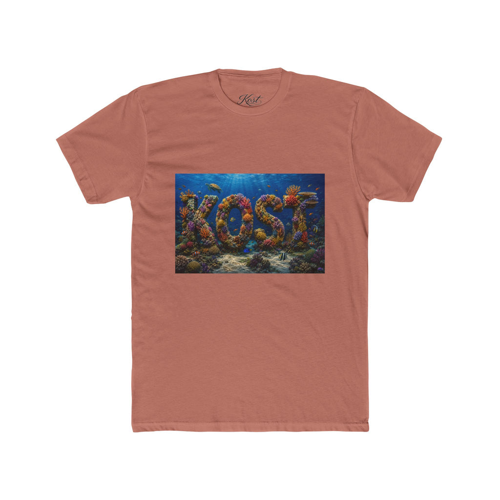 KOST Coral Reef Graphic Tee — Ocean Fish Typography Shirt