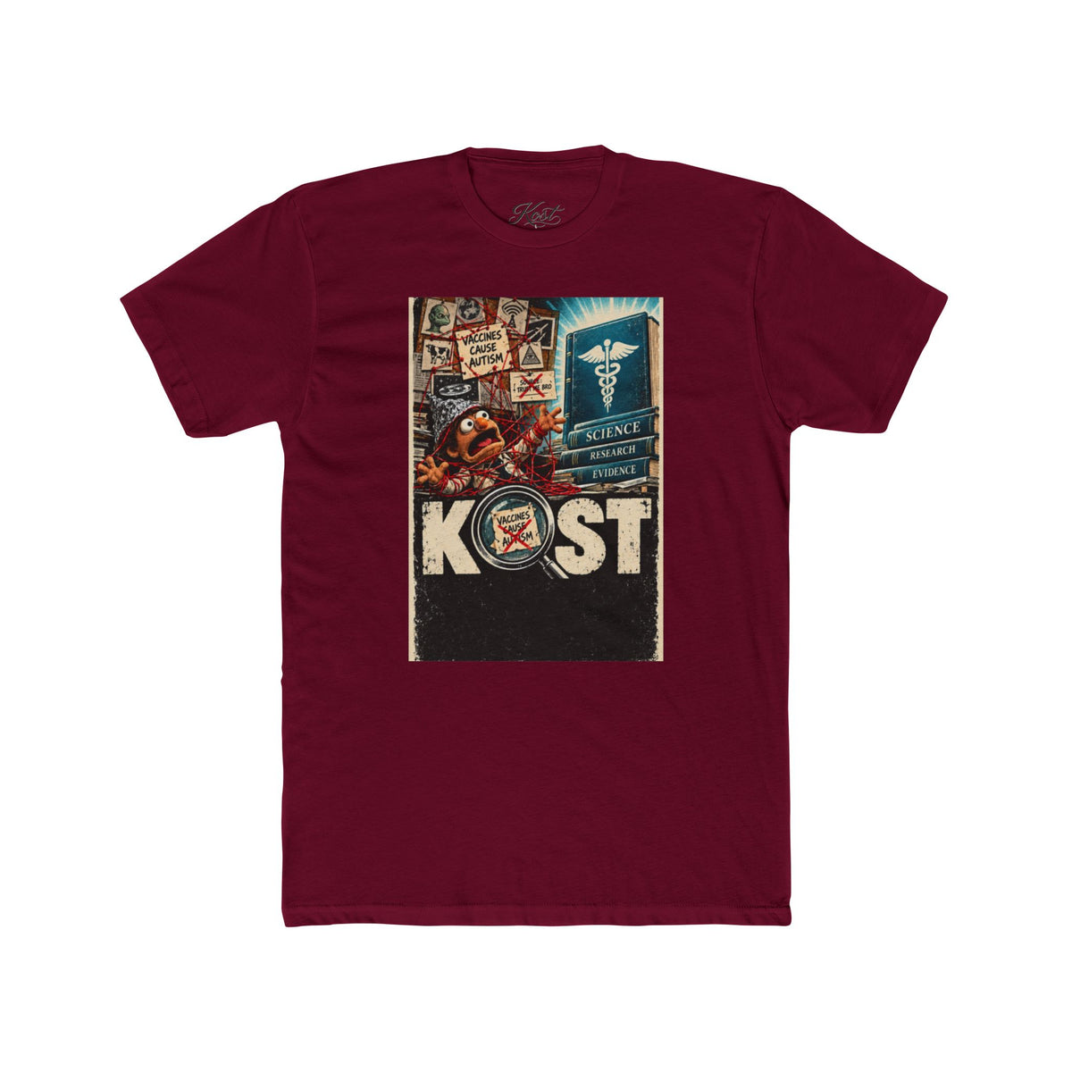 KOST Vintage Street Poster Tee — Retro Collage Graphic T-Shirt
