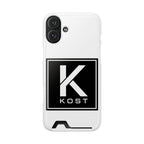 KOST Logo Phone Case with Card Holder