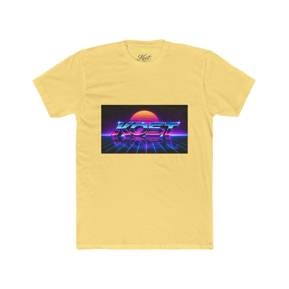 KOST Retro Neon Vaporwave Graphic T-Shirt