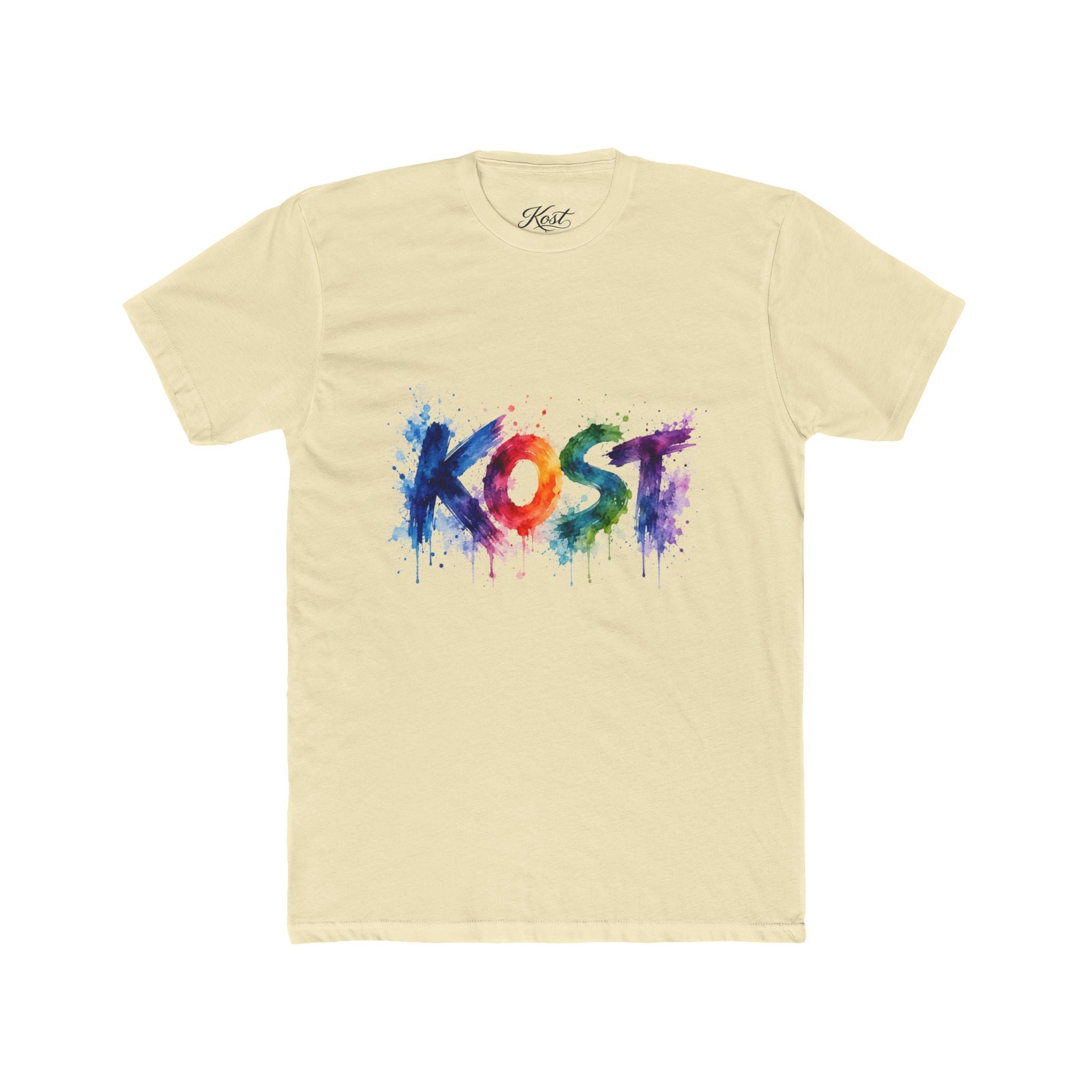 KOST Color Splash Tee — Rainbow Paint Drip Graphic T-Shirt