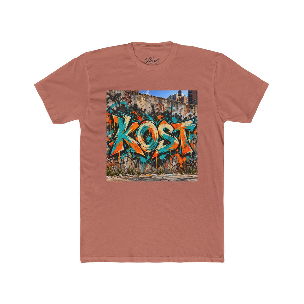 KOST Graffiti Street Art Tee — Urban Spray Paint Graphic T-Shirt