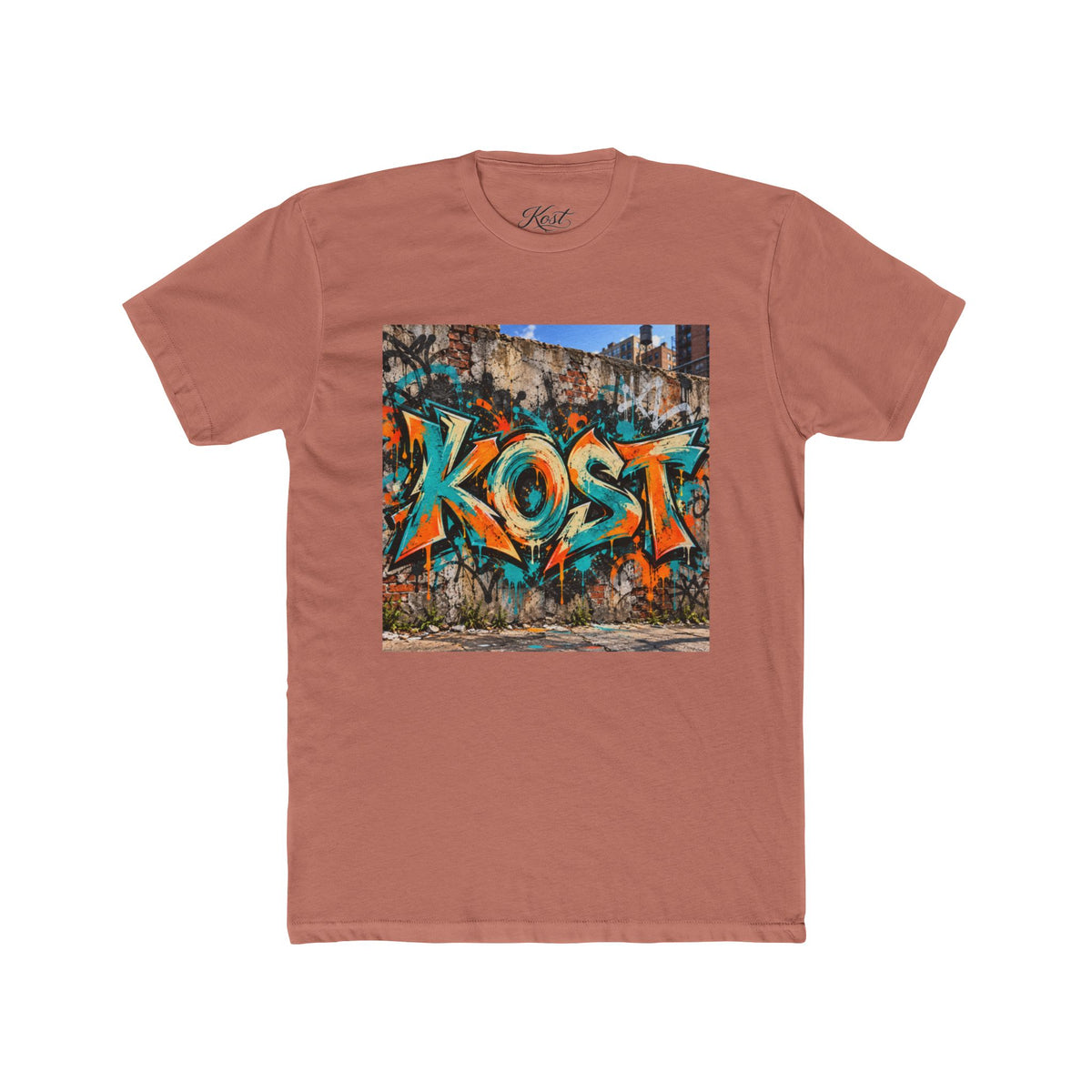 KOST Graffiti Street Art Tee — Urban Spray Paint Graphic T-Shirt