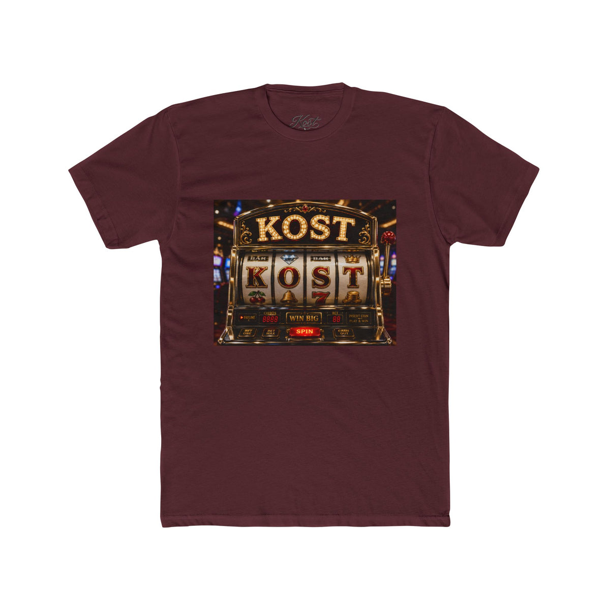 KOST Slot Machine Graphic Tee — Casino Retro Vintage Vegas Shirt