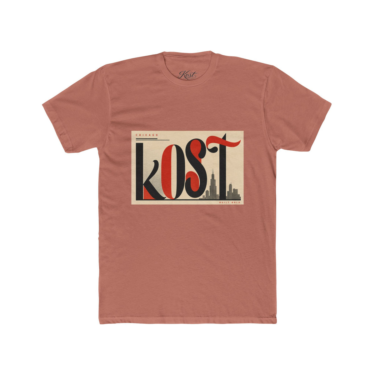 KOST Retro City Skyline Tee — Vintage Typography San Francisco Shirt