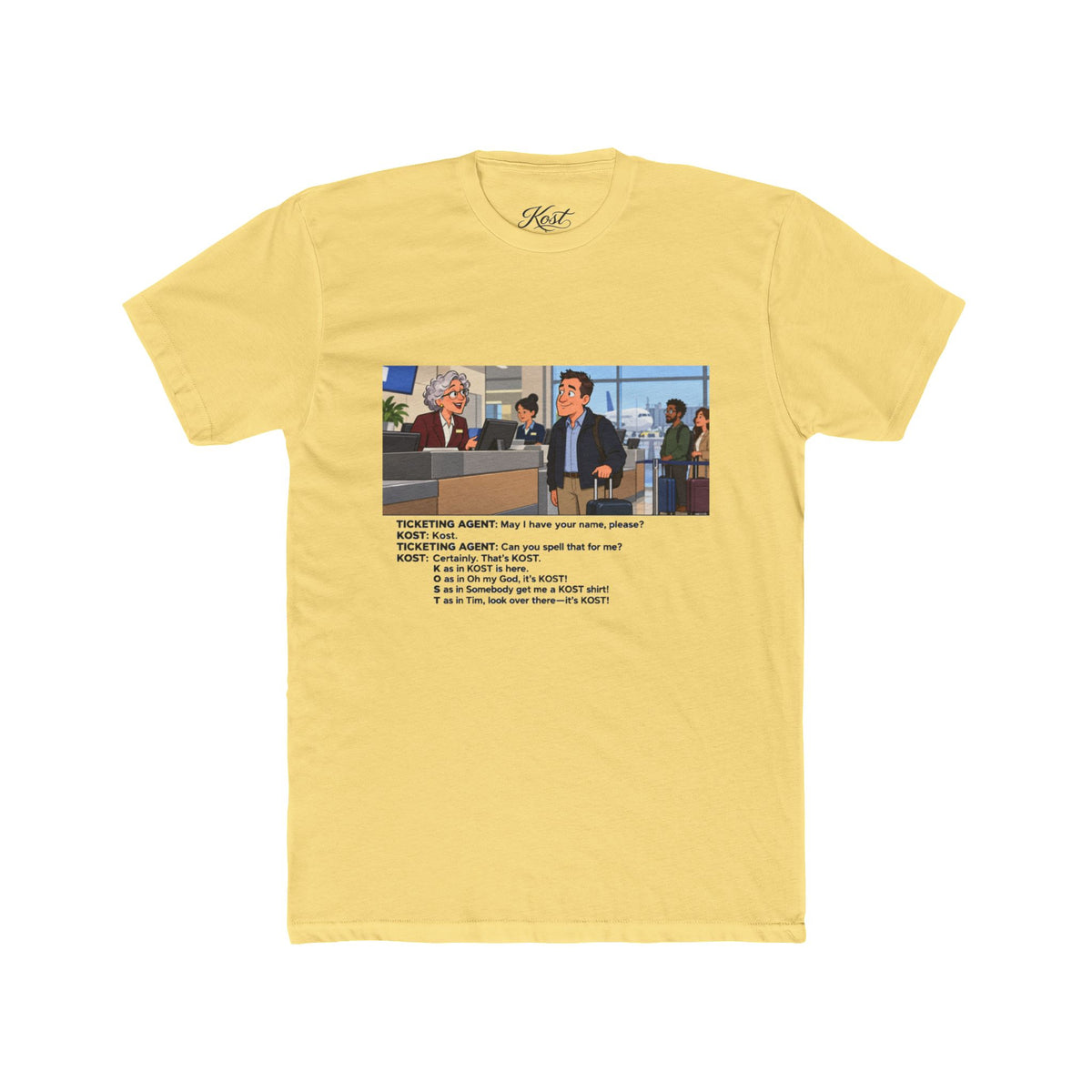 Unisex Cotton Crew Tee