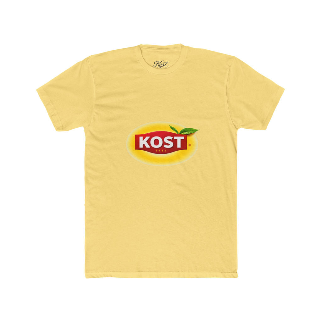 KOST Mango Logo Tee — Retro Fruit Brand Graphic T-Shirt