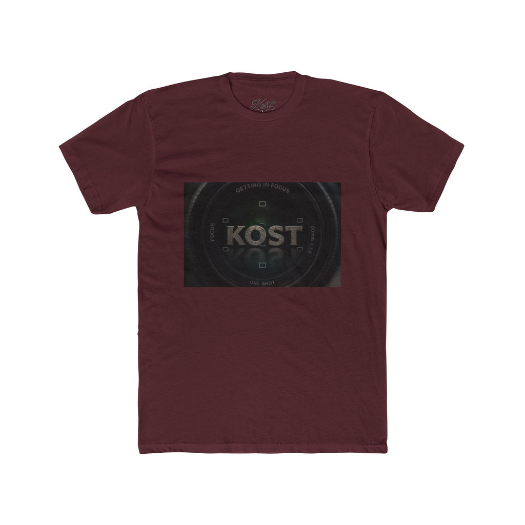 KOST Logo Tee — Minimalist Black Graphic Cotton T‑Shirt