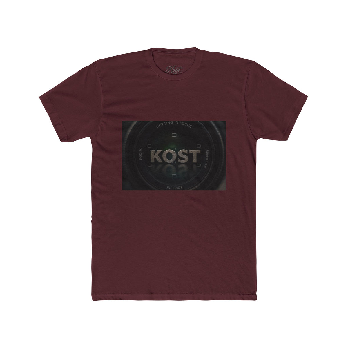 KOST Logo Tee — Minimalist Black Graphic Cotton T‑Shirt