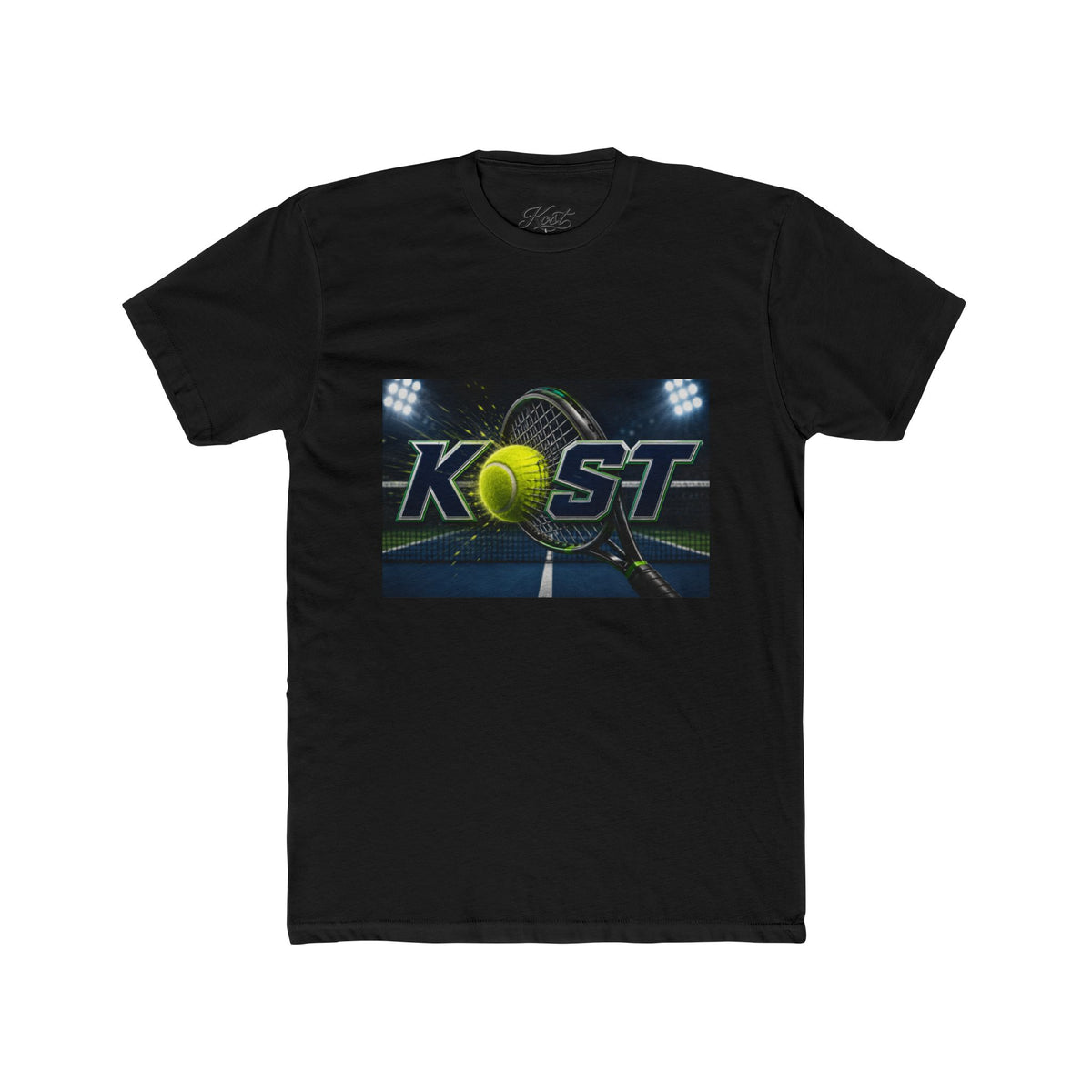 KOST Tennis Logo Tee — Court Night Graphic T-Shirt