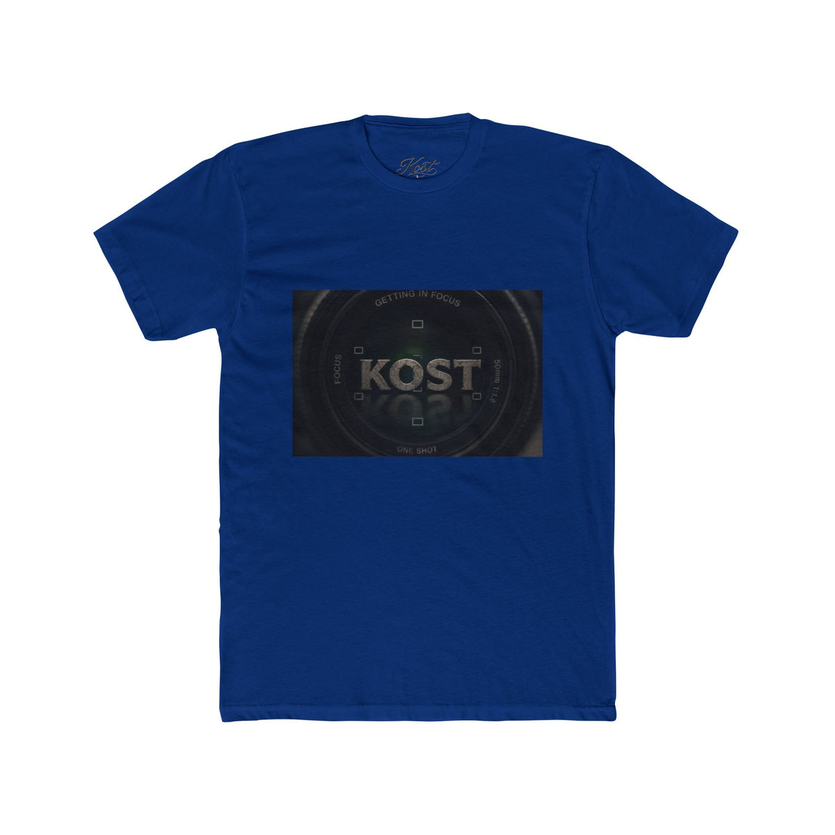KOST Logo Tee — Minimalist Black Graphic Cotton T‑Shirt