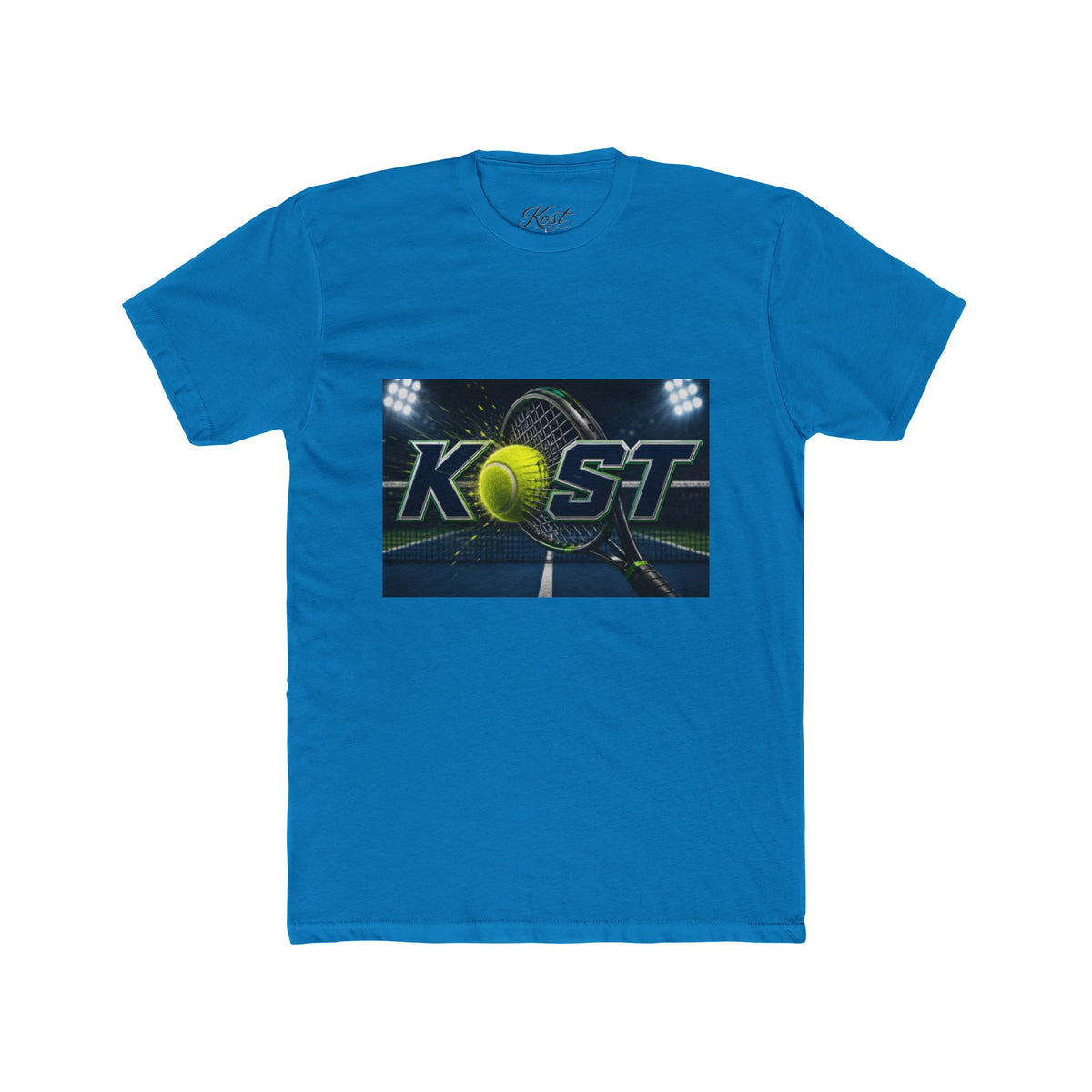 KOST Tennis Logo Tee — Court Night Graphic T-Shirt