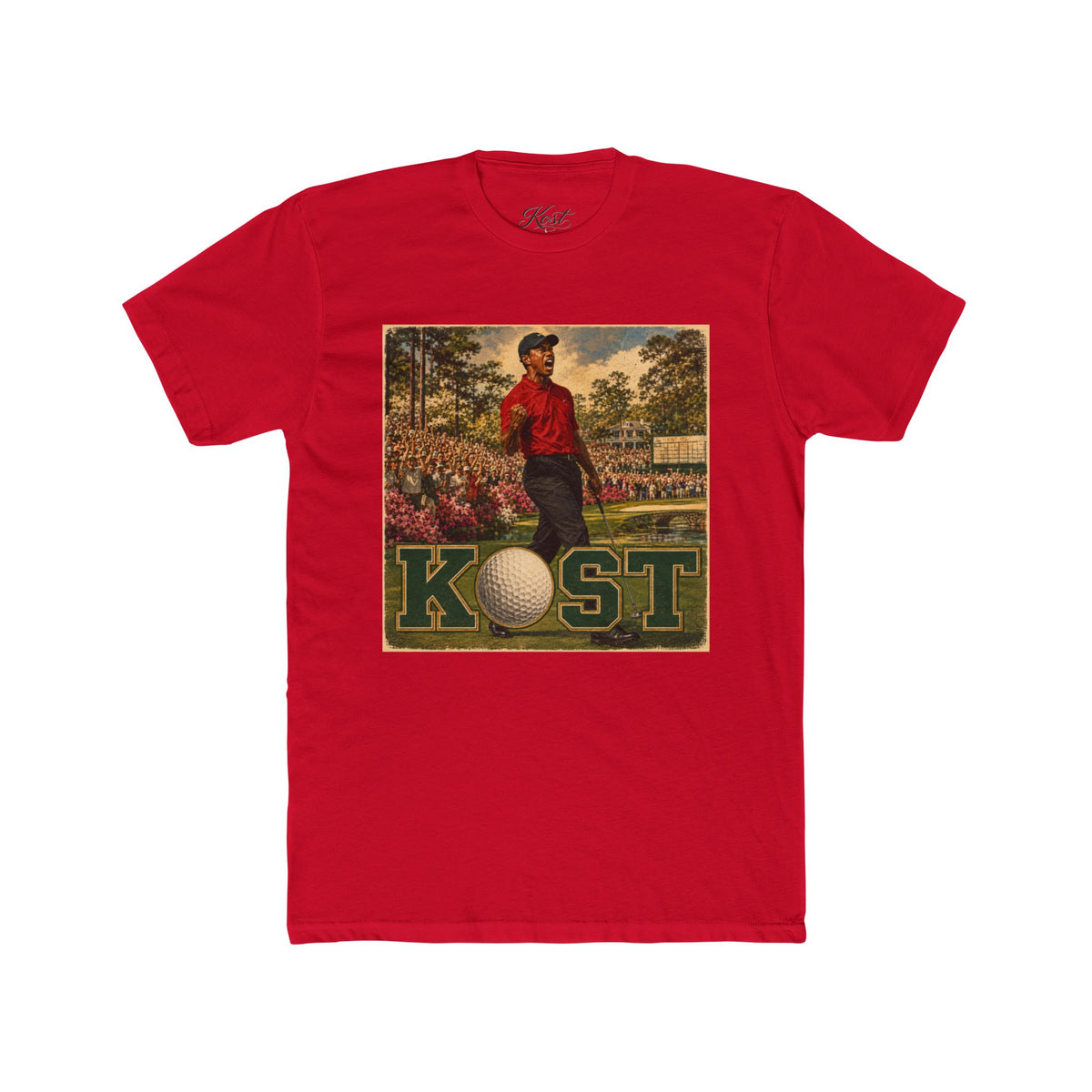 Golf Vintage Poster T-Shirt — KOST Retro Golfer Graphic Tee