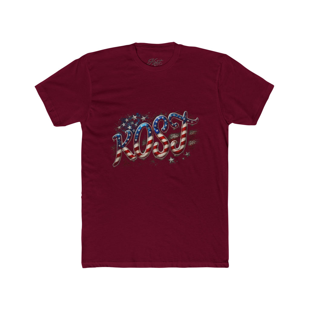 KOST Americana Flag Script T-Shirt — Patriotic 4th of July Graphic Tee