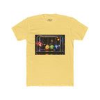 Newton's Cradle Kinetic Art Tee — 'Kest' Logo Graphic Cotton Shirt