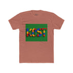 Kids Block Name Tee — Colorful Building Brick 'KOST' Graphic Shirt