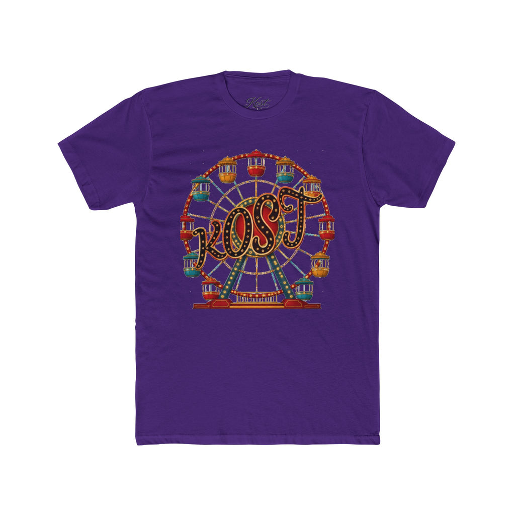 Vintage Ferris Wheel Amusement Park Cotton Tee