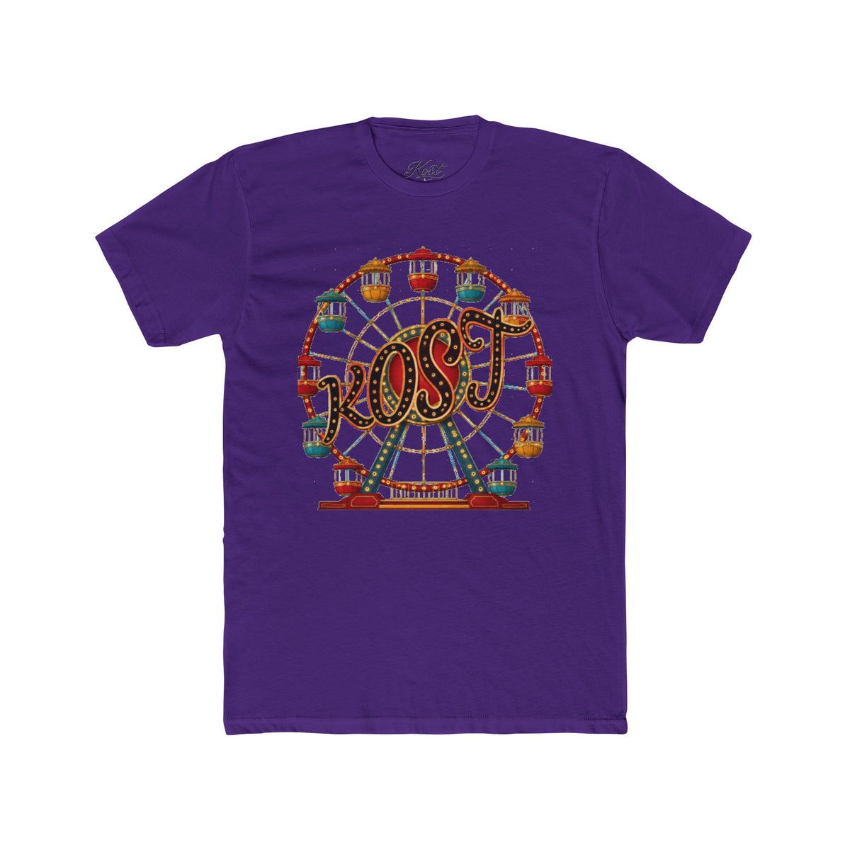 Vintage Ferris Wheel Amusement Park Cotton Tee
