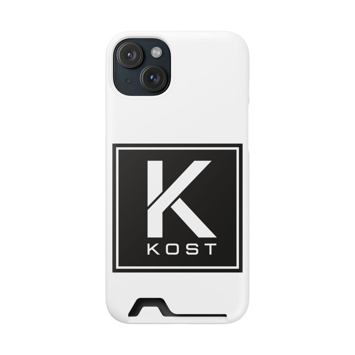KOST Logo Phone Case with Card Holder