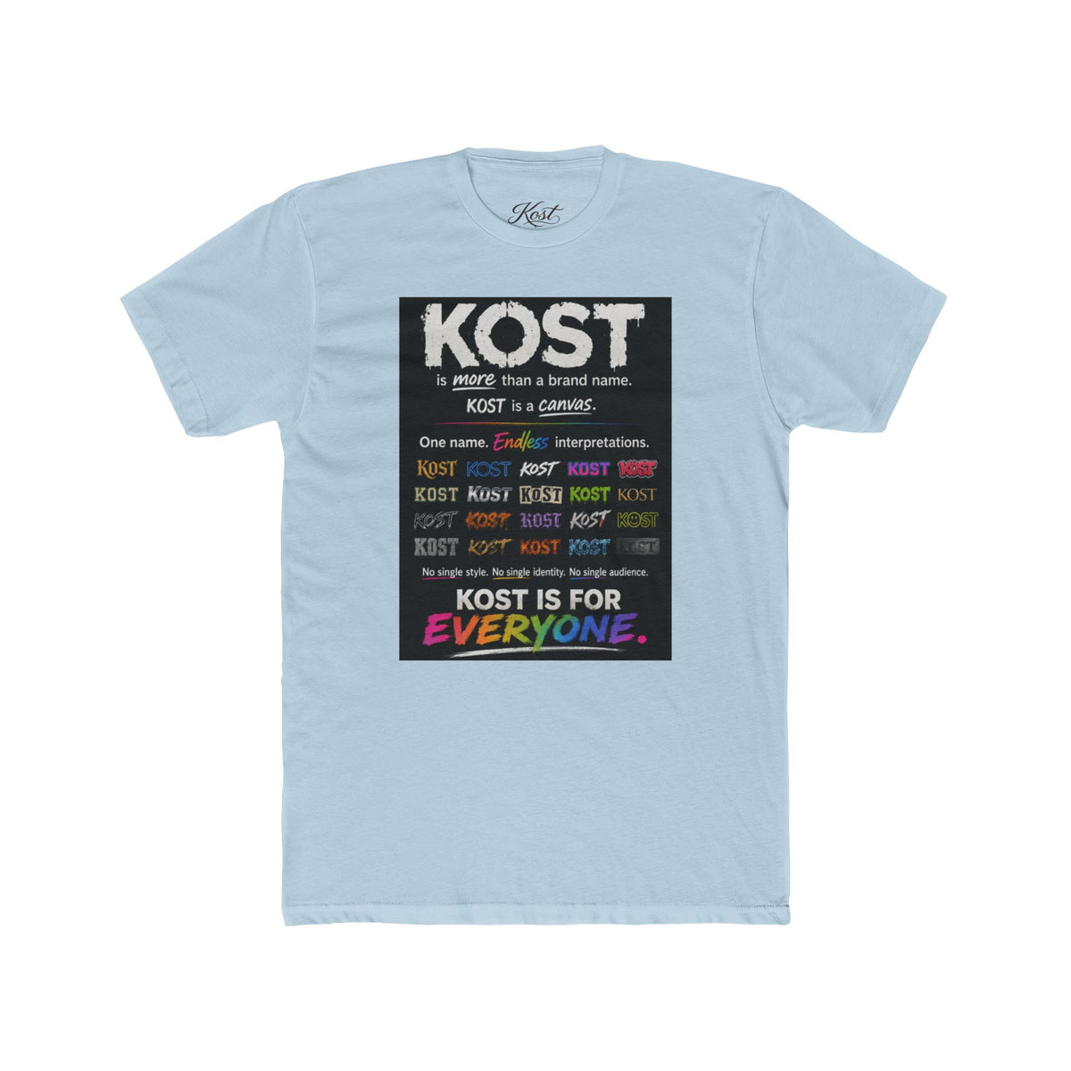 Unisex Cotton Crew Tee