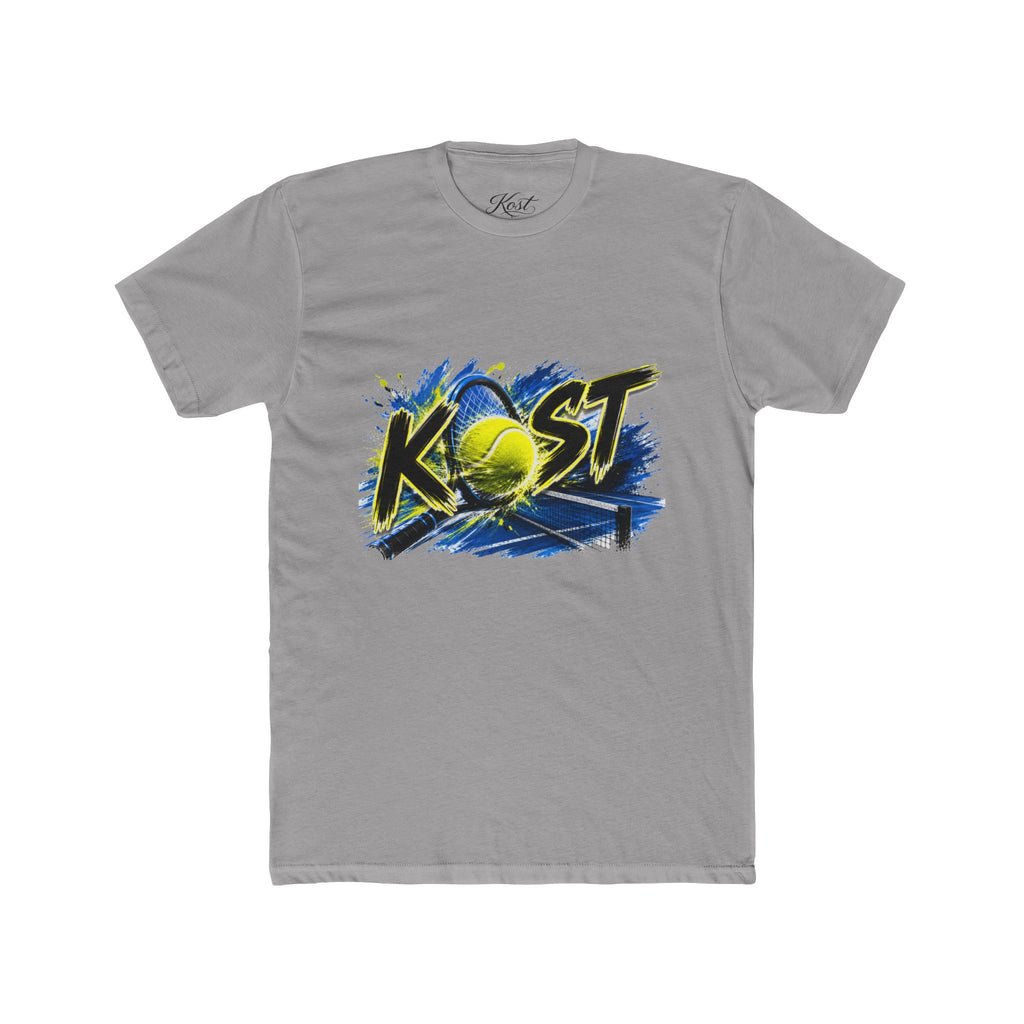 Tennis Graphic Tee — "KOST" Bold Tennis Ball Design