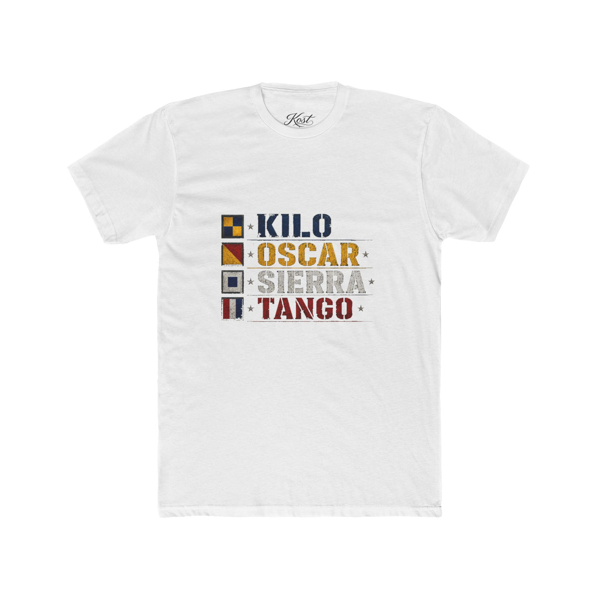 Kilo Oscar Sierra Tango Aviation Phonetic Alphabet T-Shirt