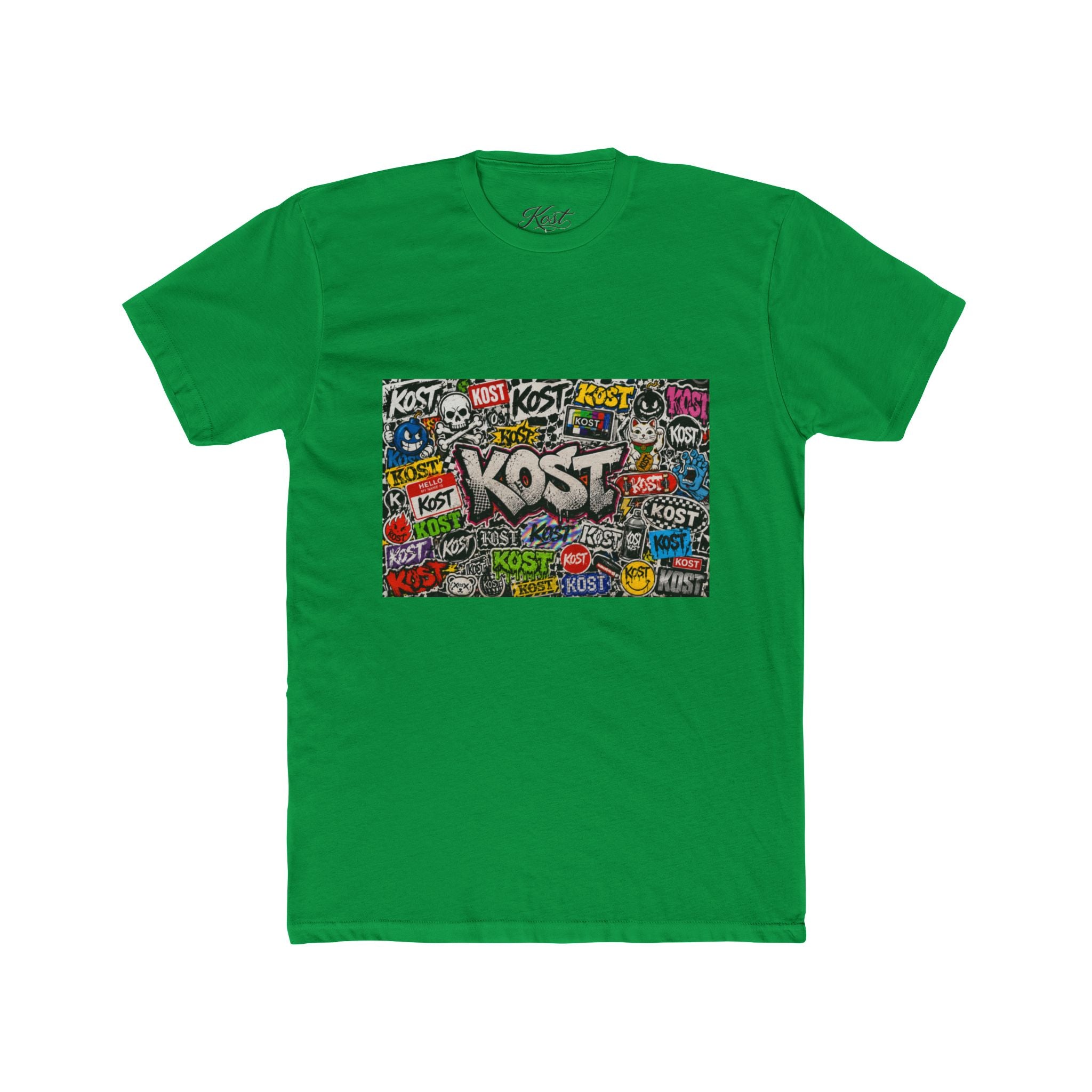 KOST Graffiti Logo Crew T‑Shirt — Urban Streetwear Graphic Tee