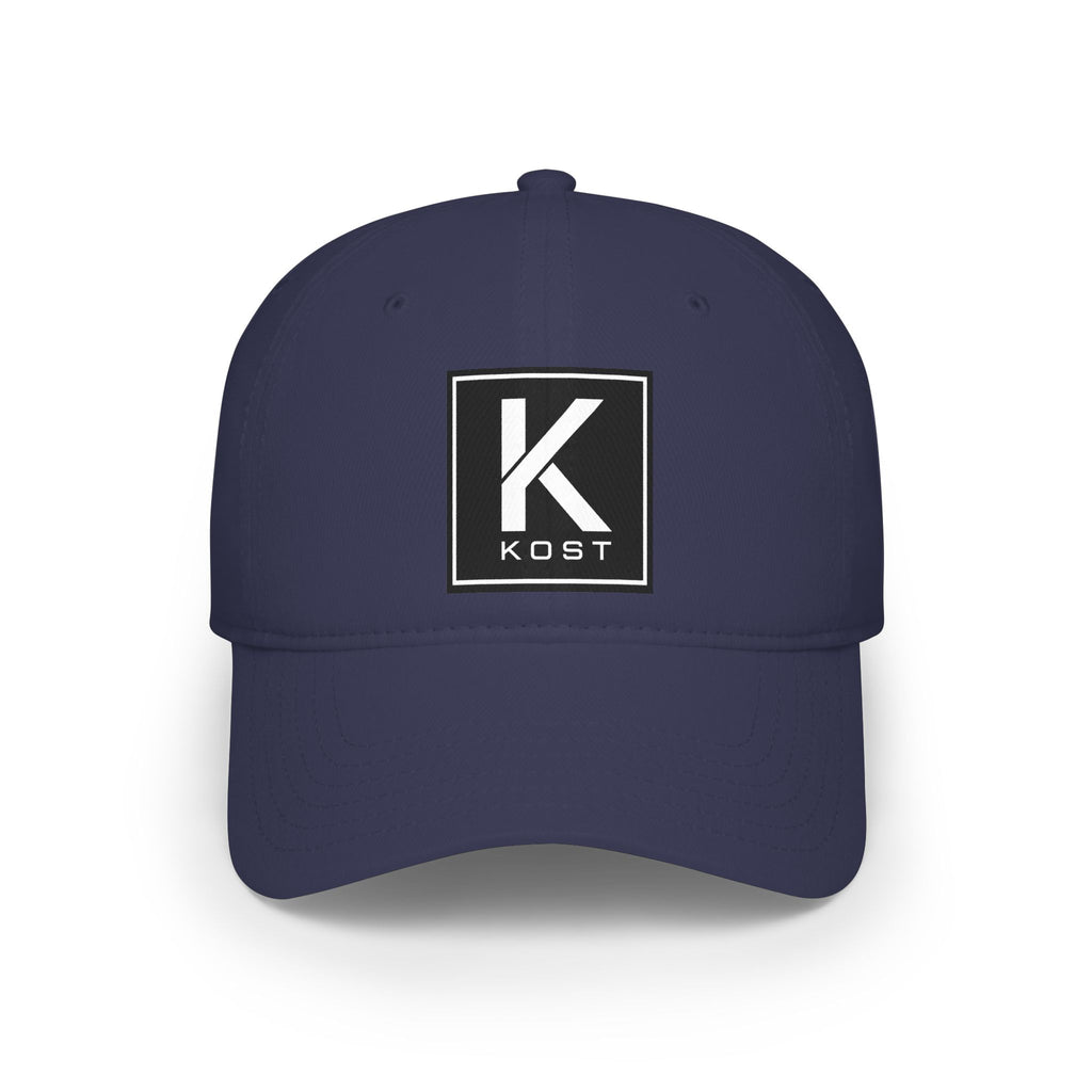 KOST Square Logo Baseball Cap – Low Profile Red Hat