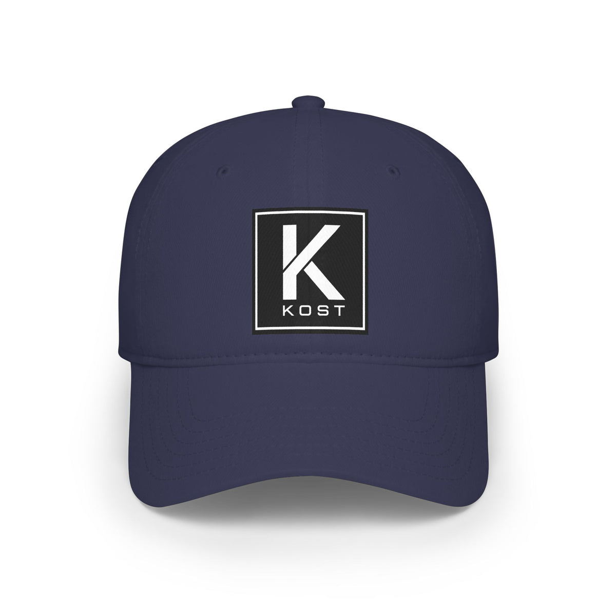 KOST Square Logo Baseball Cap – Low Profile Red Hat