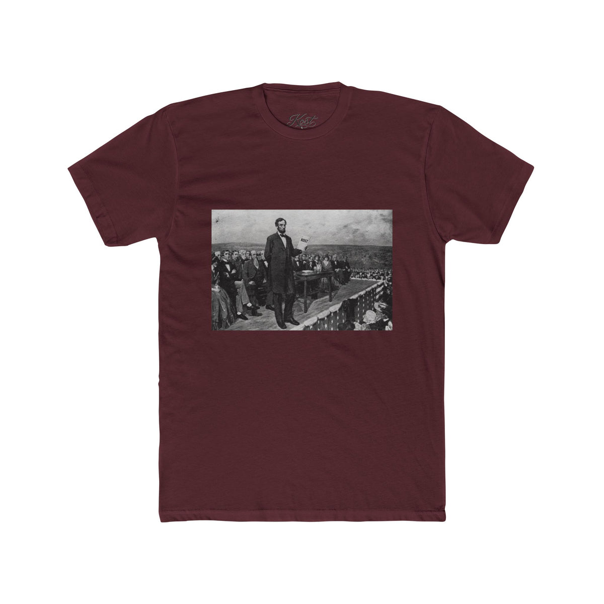 Abraham Lincoln Gettysburg Address Tee — Vintage Historical Photo T-Shirt