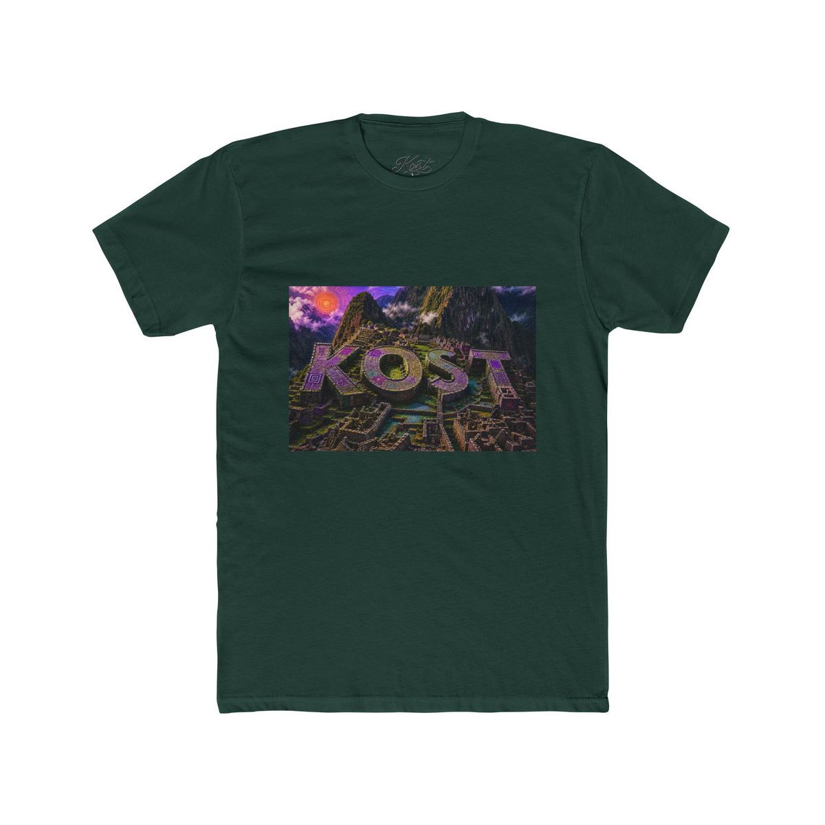 KOST Retro Vaporwave Graphic Tee — 80s Neon Cityscape Shirt